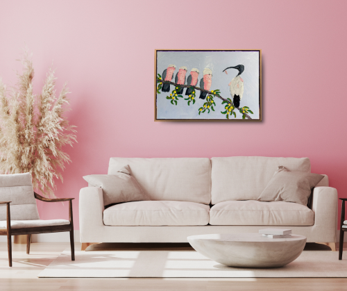 I’m Pink – Original Oil Painting by Cassie Holmes