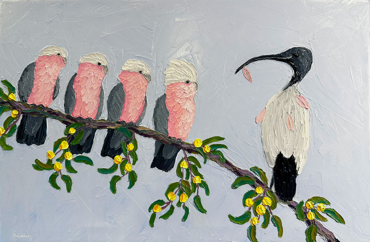 I’m Pink – Original Oil Painting by Cassie Holmes