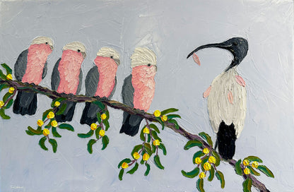 I’m Pink – Original Oil Painting by Cassie Holmes