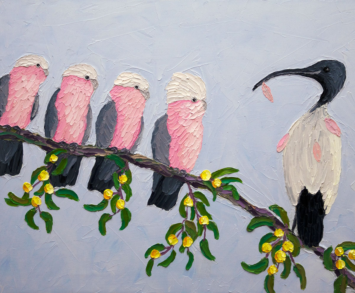 I’m Pink – Original Oil Painting by Cassie Holmes