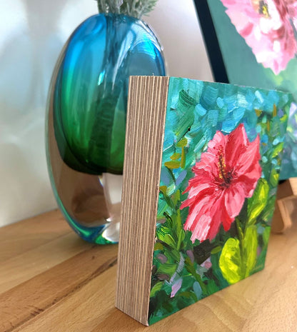 Island Hibiscus – Original Oil Painting by Cassie Holmes