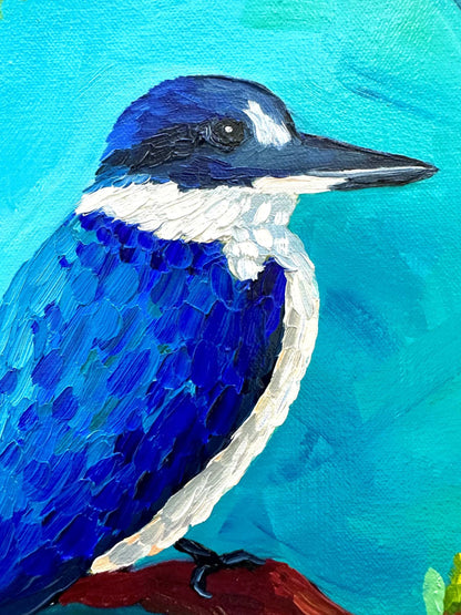 King of Blue – Original Oil Painting by Cassie Holmes