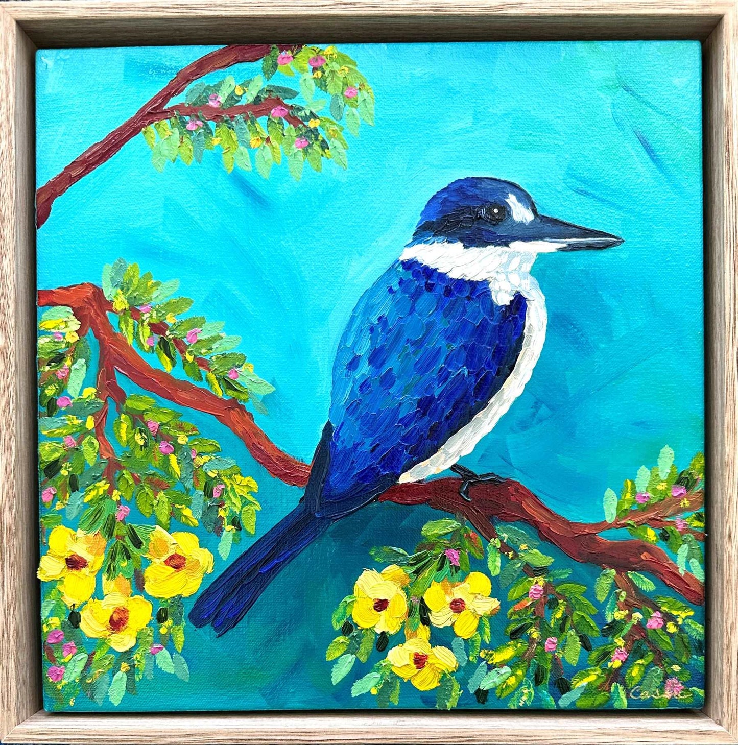 King of Blue – Original Oil Painting by Cassie Holmes