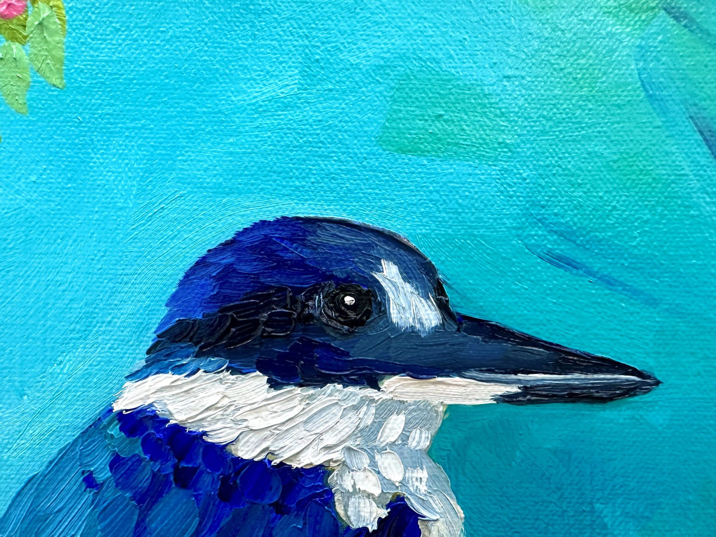 King of Blue – Original Oil Painting by Cassie Holmes