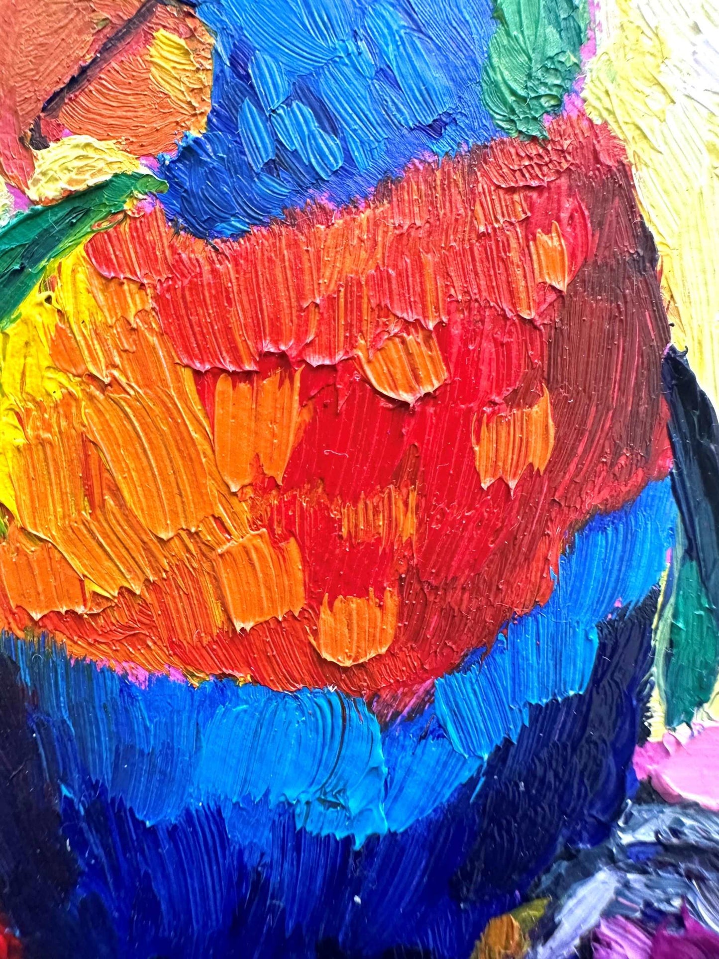 Little Lorikeet – Original Oil Painting by Cassie Holmes