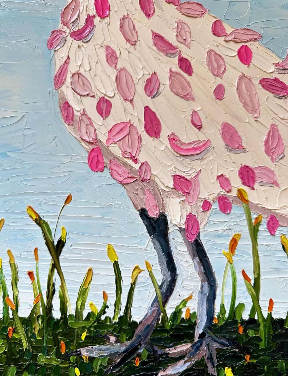 Living the Pink Dream – Original Oil Painting by Cassie Holmes