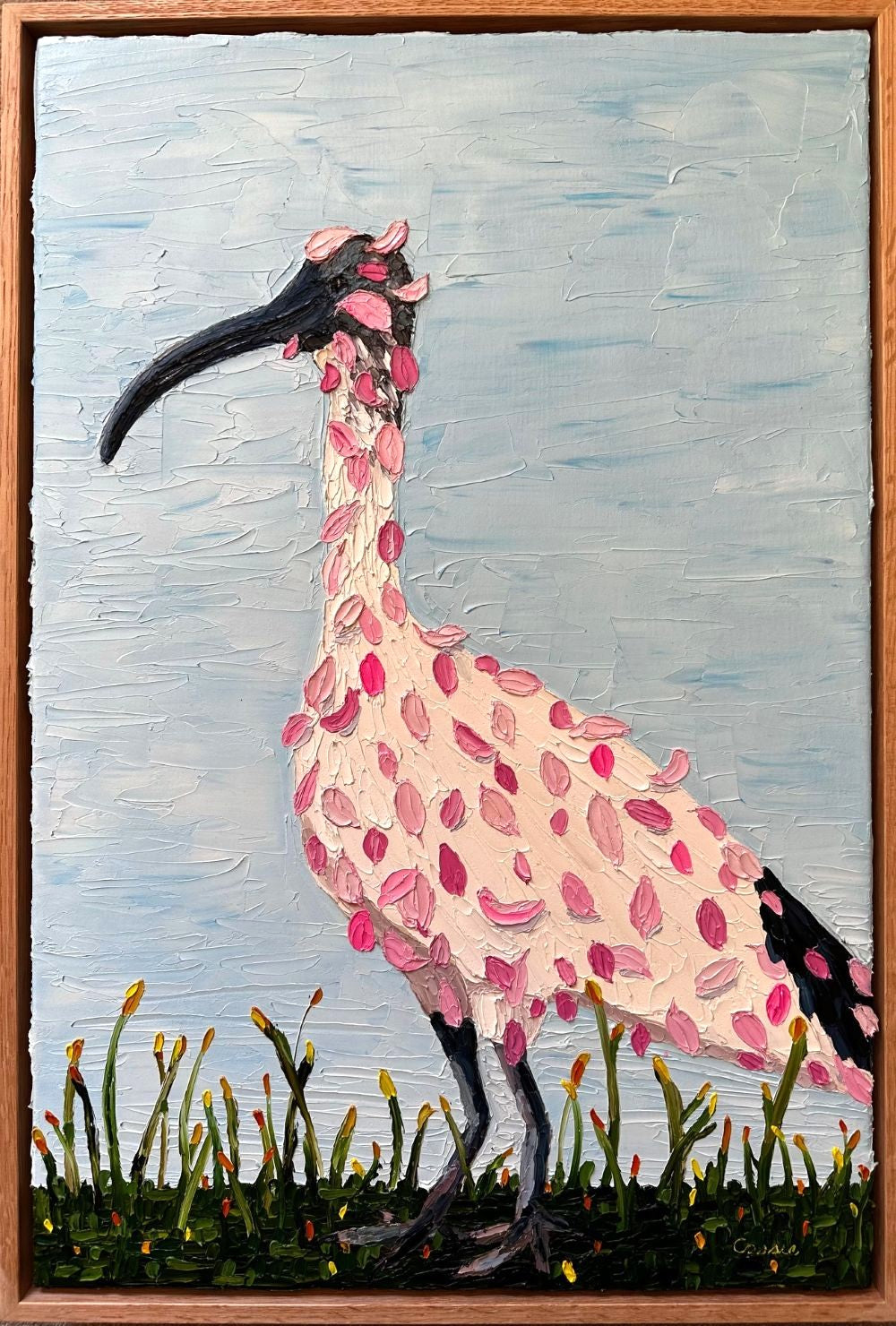 Living the Pink Dream – Original Oil Painting by Cassie Holmes