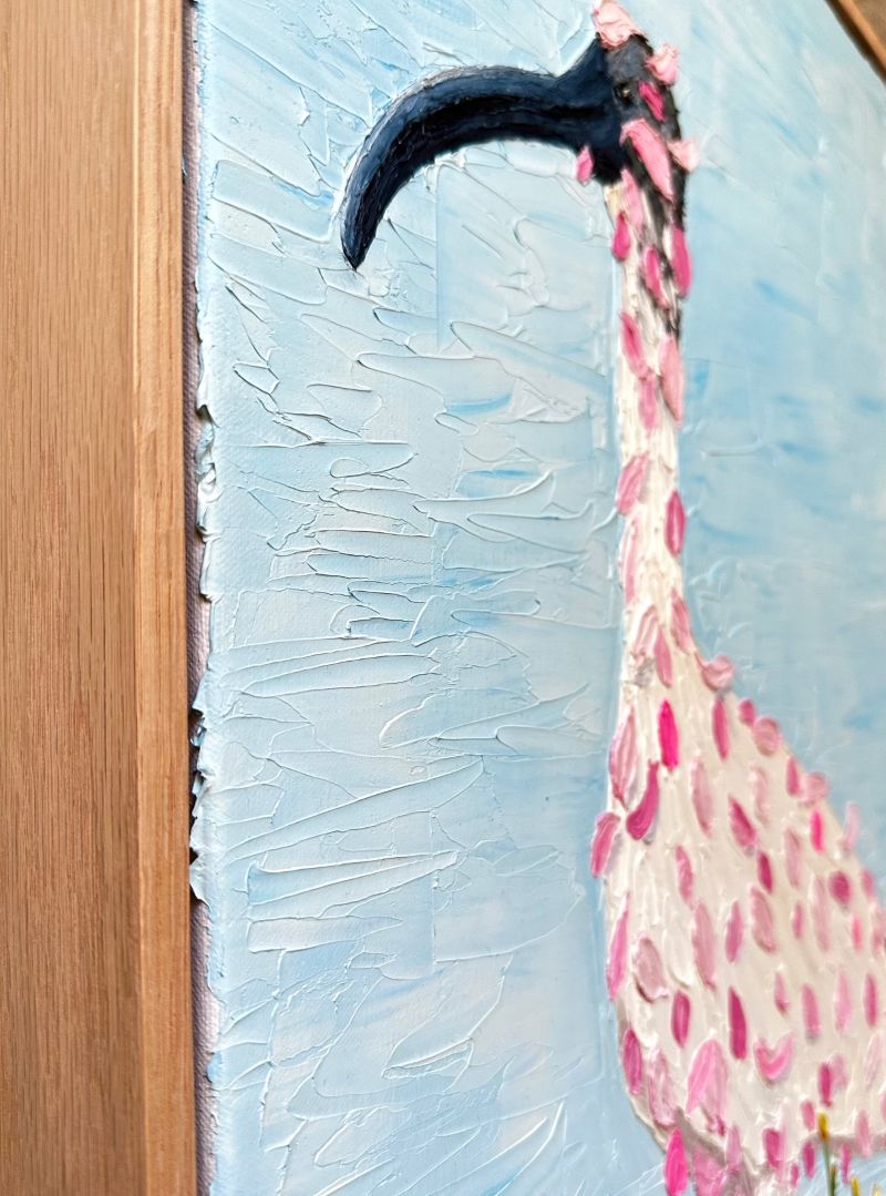 Living the Pink Dream – Original Oil Painting by Cassie Holmes