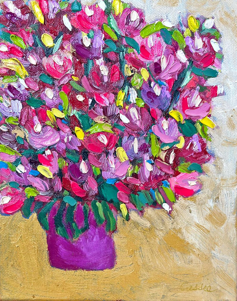 Luminescent Bunch – Original Oil Painting by Cassie Holmes