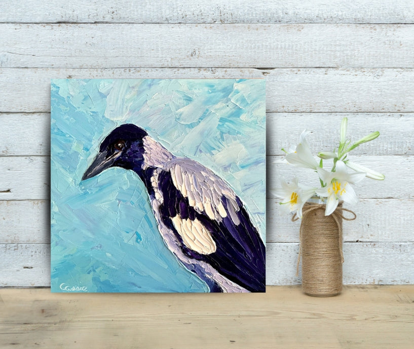 Mac - Original Oil Painting by Cassie Holmes