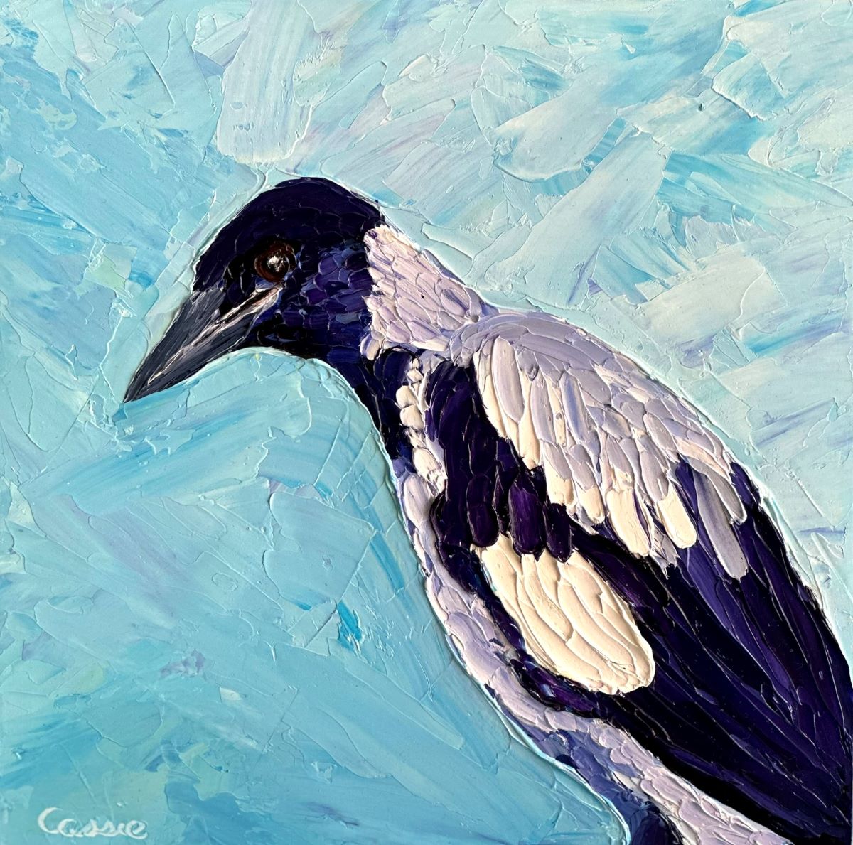 Mac - Original Oil Painting by Cassie Holmes