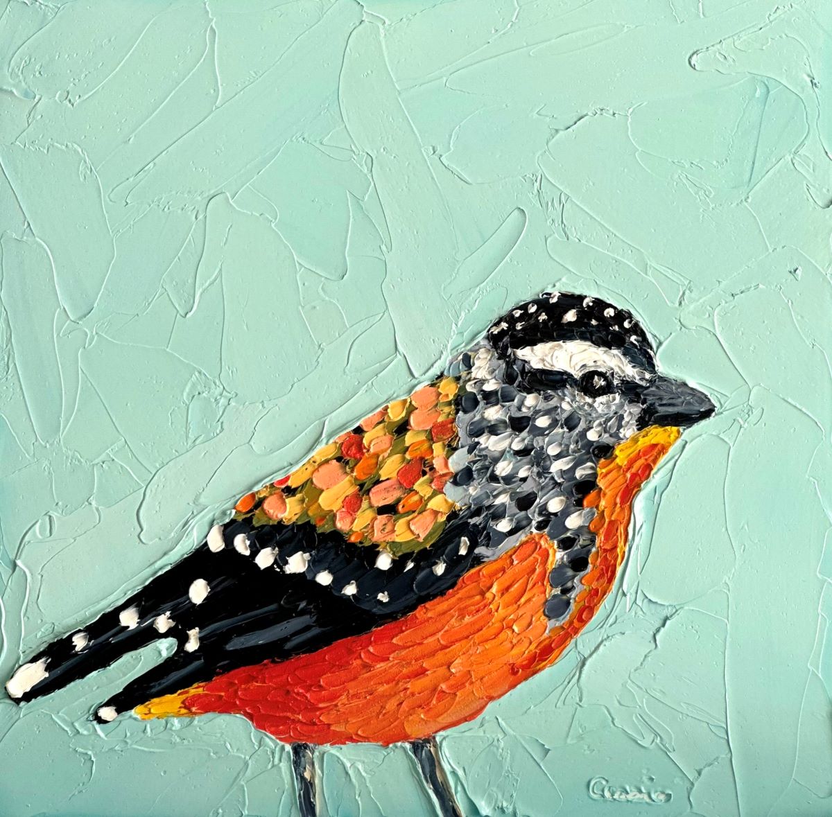 Perry - Original Oil Painting by Cassie Holmes