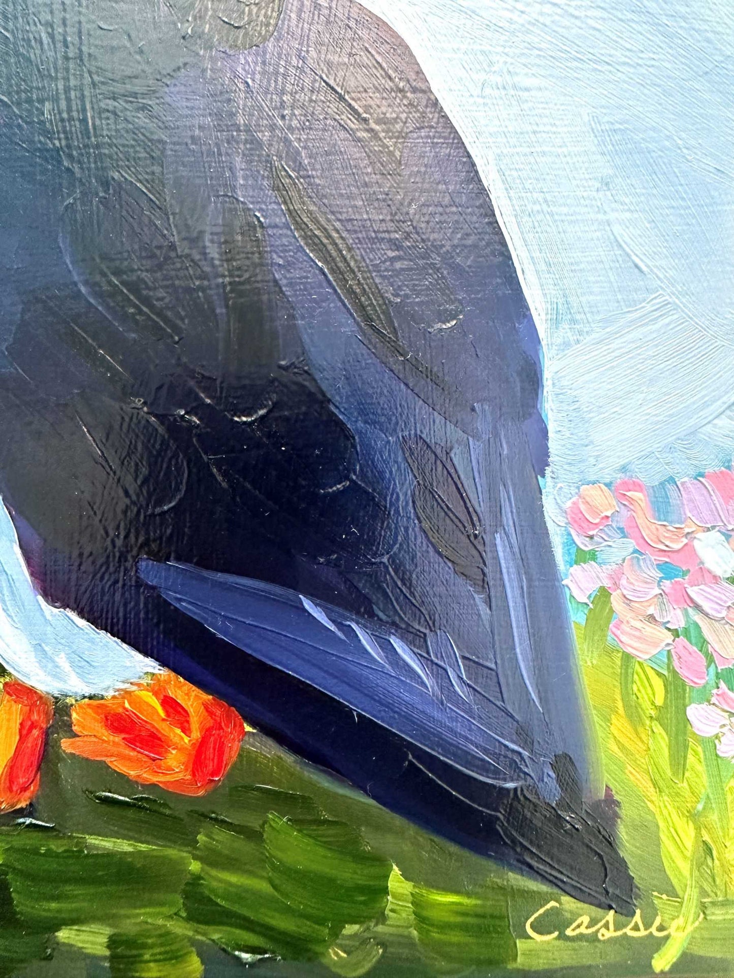 Puffin Memories – Original Oil Painting by Cassie Holmes