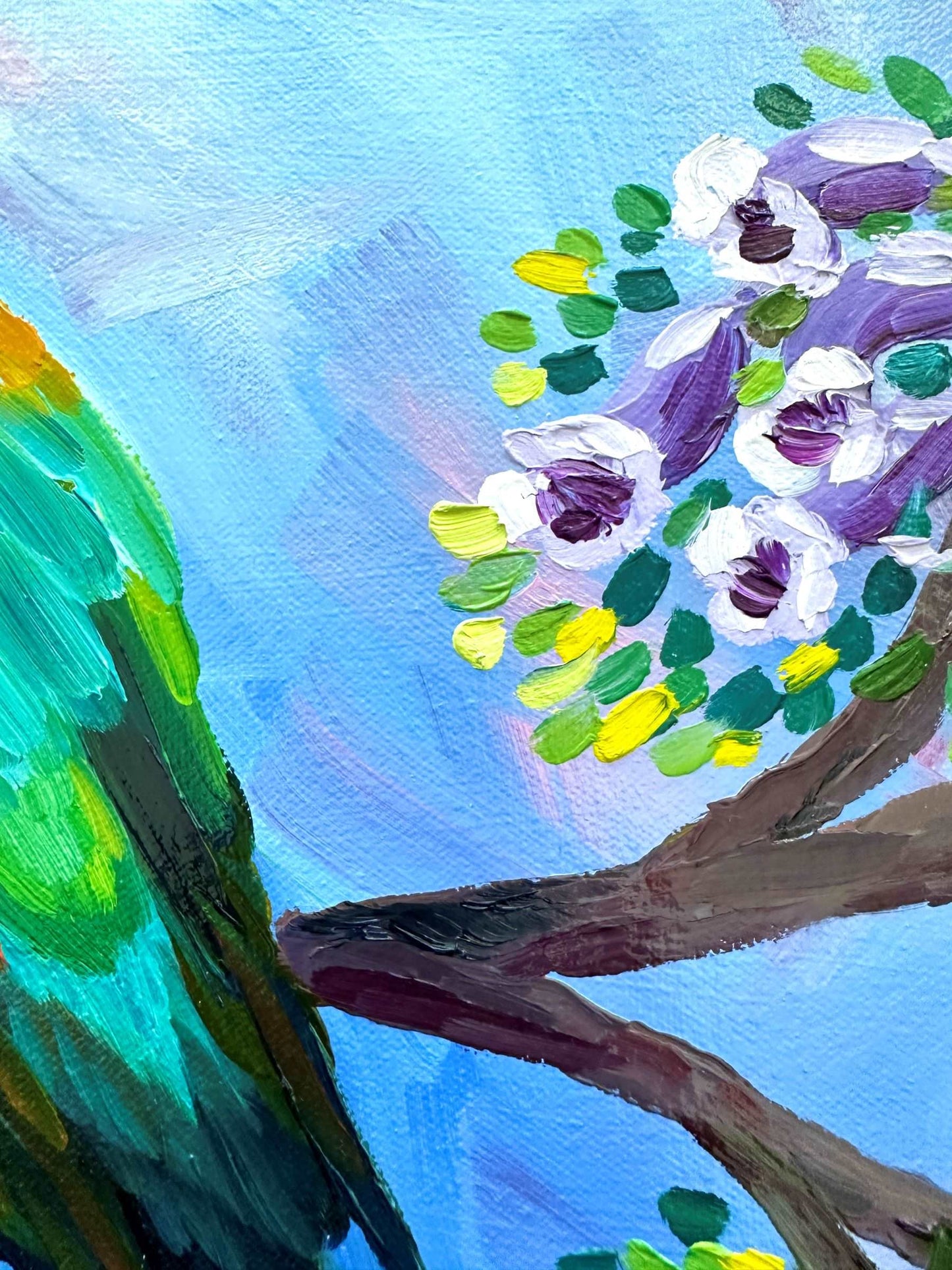 Rainbow Treasure - Original Oil Painting by Cassie Holmes