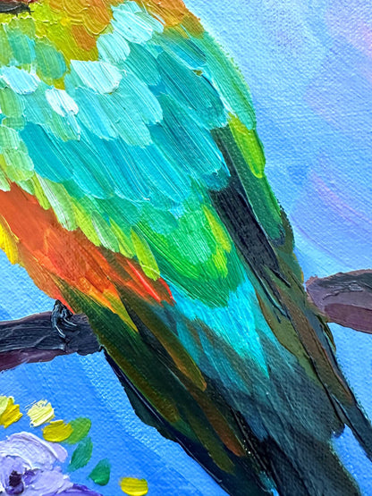 Rainbow Treasure - Original Oil Painting by Cassie Holmes