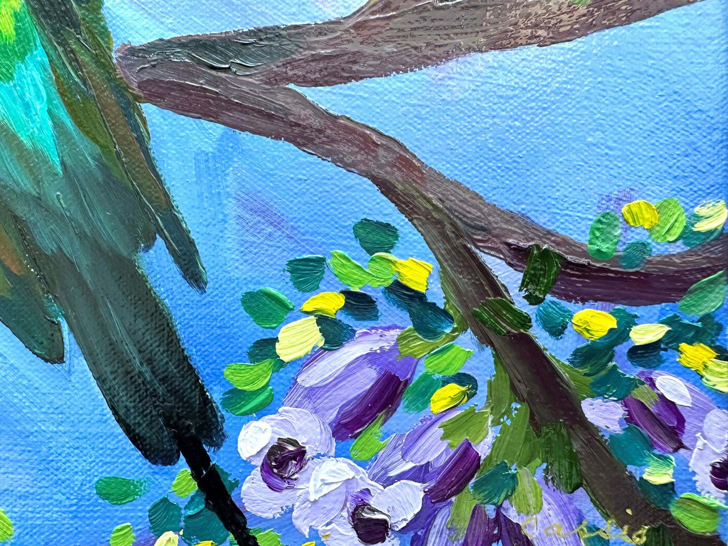 Rainbow Treasure - Original Oil Painting by Cassie Holmes