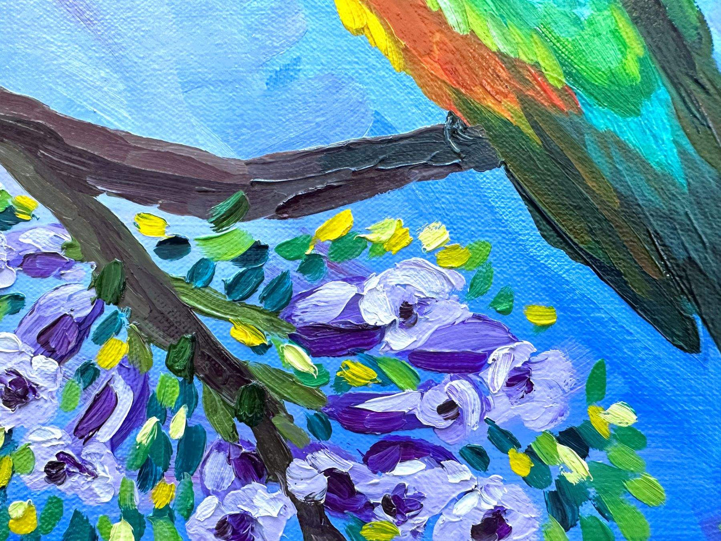 Rainbow Treasure - Original Oil Painting by Cassie Holmes