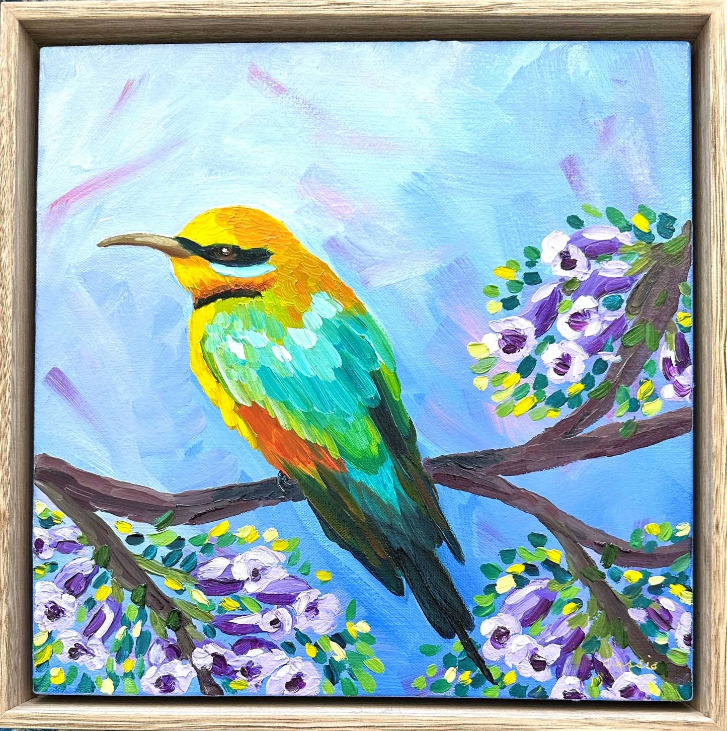 Rainbow Treasure - Original Oil Painting by Cassie Holmes