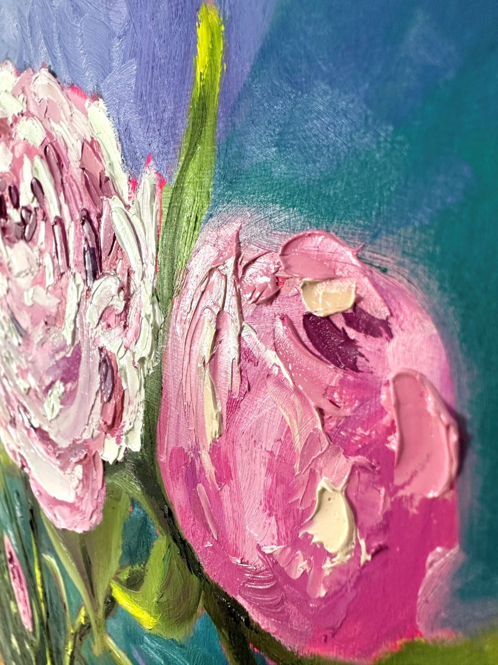 Reaching for the Top - Original Oil Painting by Cassie Holmes