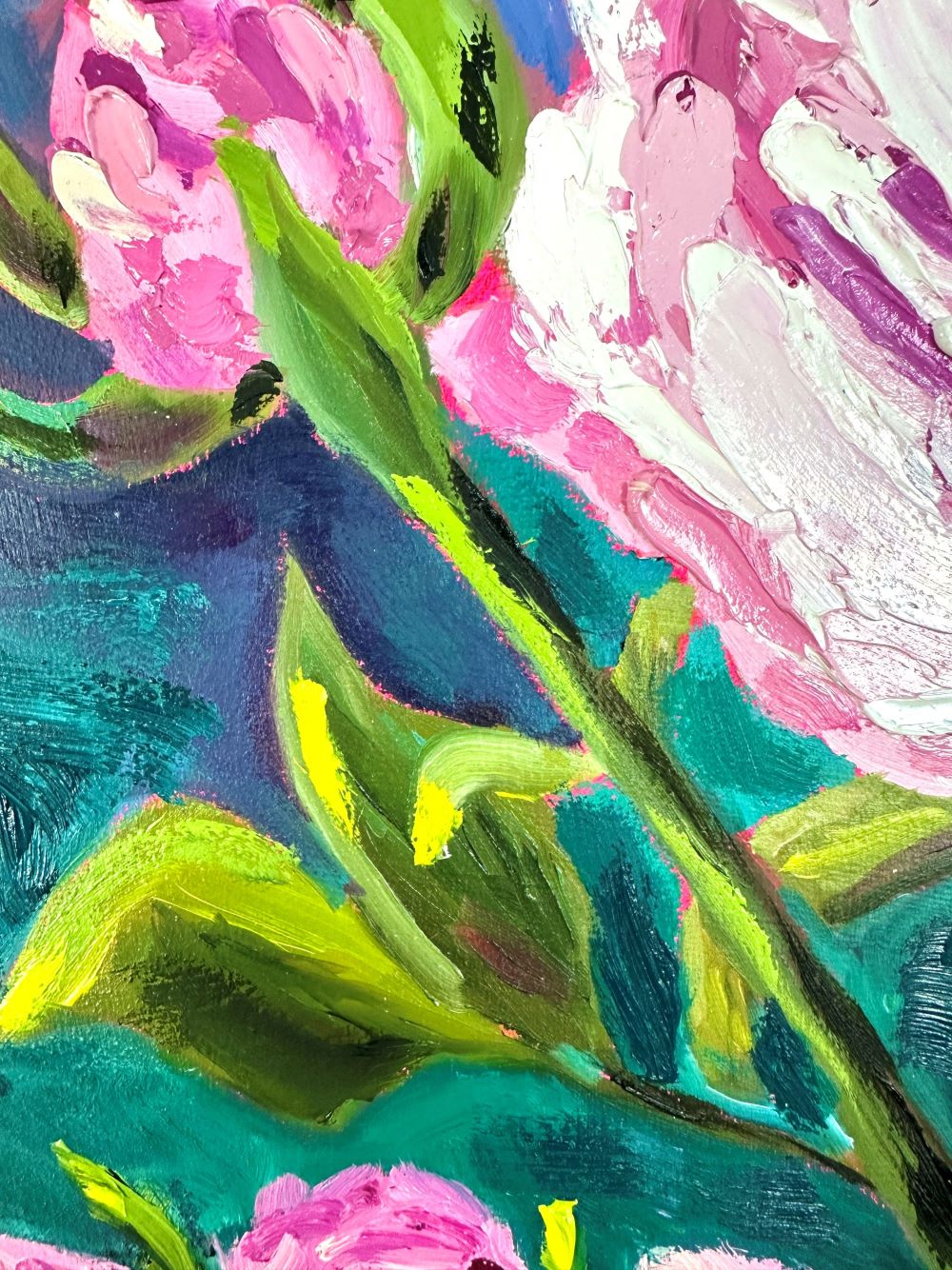 Reaching for the Top - Original Oil Painting by Cassie Holmes