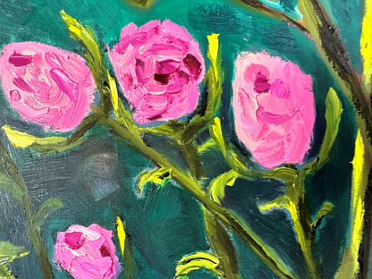 Reaching for the Top - Original Oil Painting by Cassie Holmes