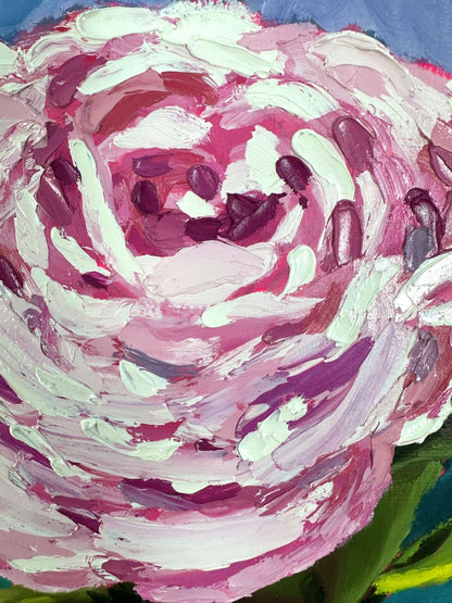 Reaching for the Top - Original Oil Painting by Cassie Holmes