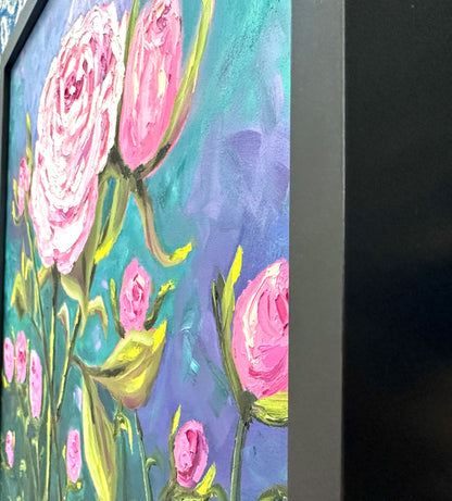 Reaching for the Top - Original Oil Painting by Cassie Holmes