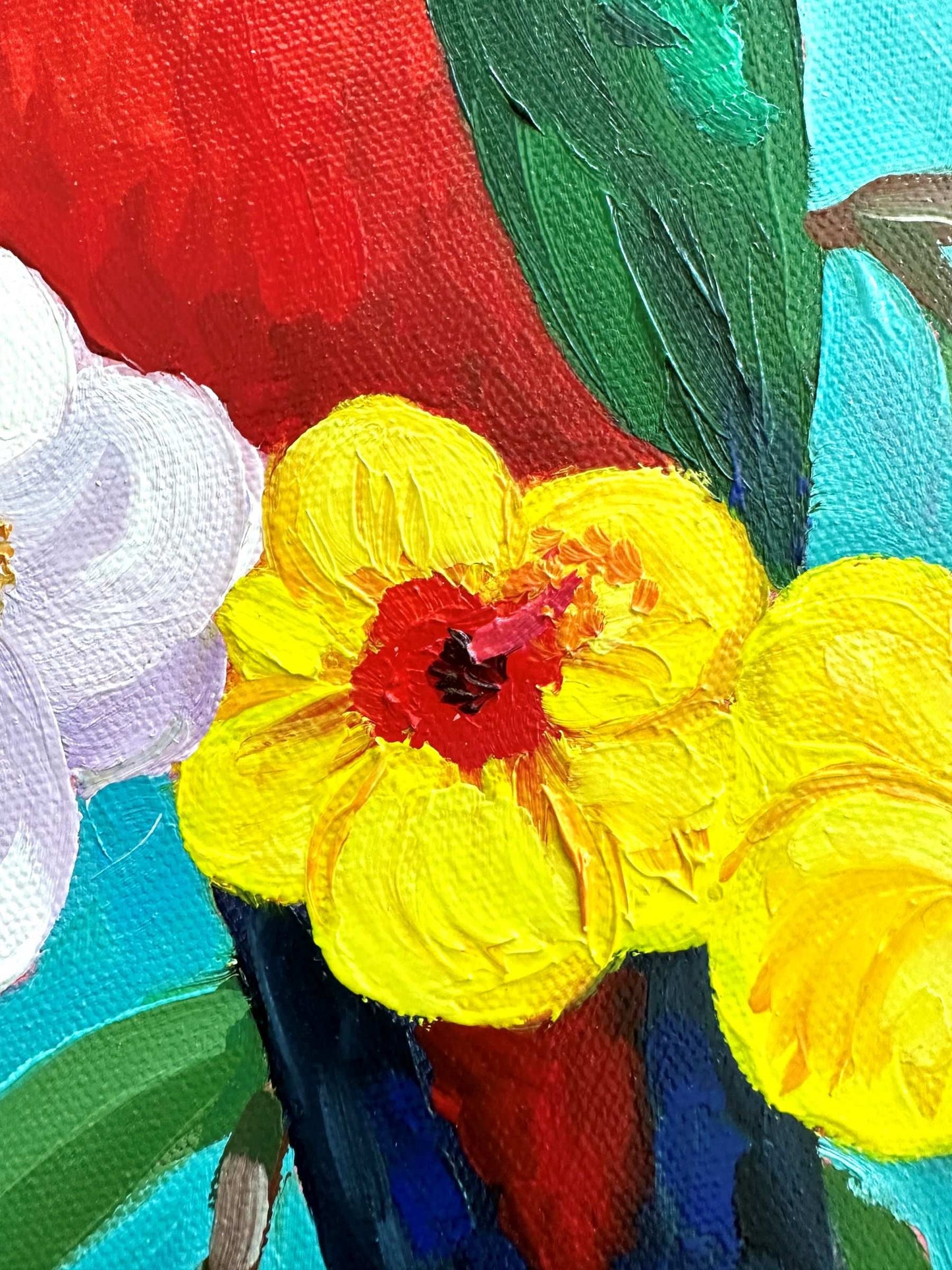 Royal Couple - Original Bird Oil Painting by Cassie Holmes