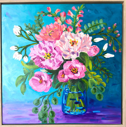 Soft Embrace – Original Oil Painting by Cassie Holmes