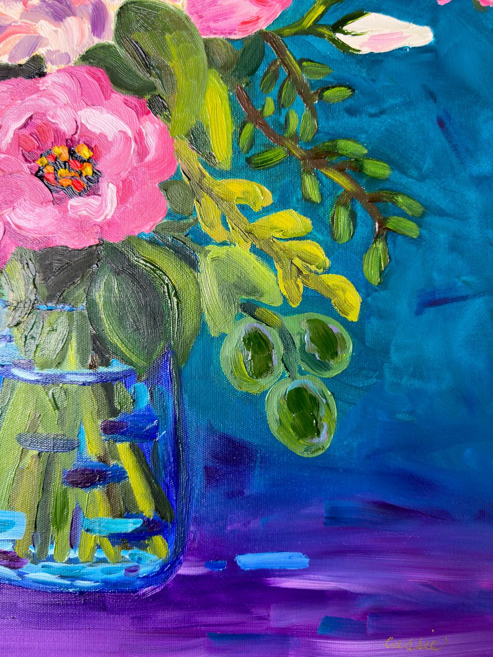Soft Embrace – Original Oil Painting by Cassie Holmes