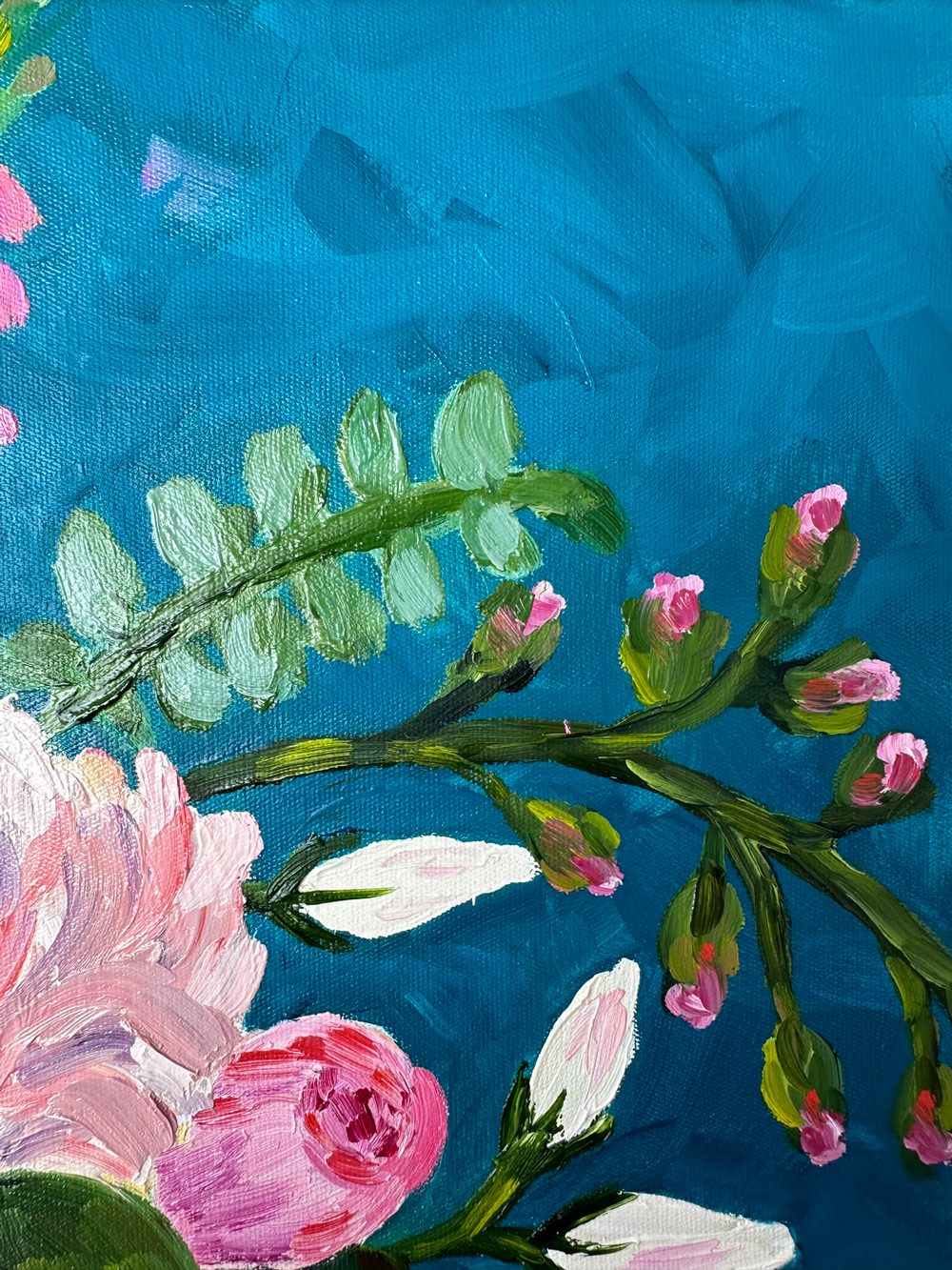 Soft Embrace – Original Oil Painting by Cassie Holmes