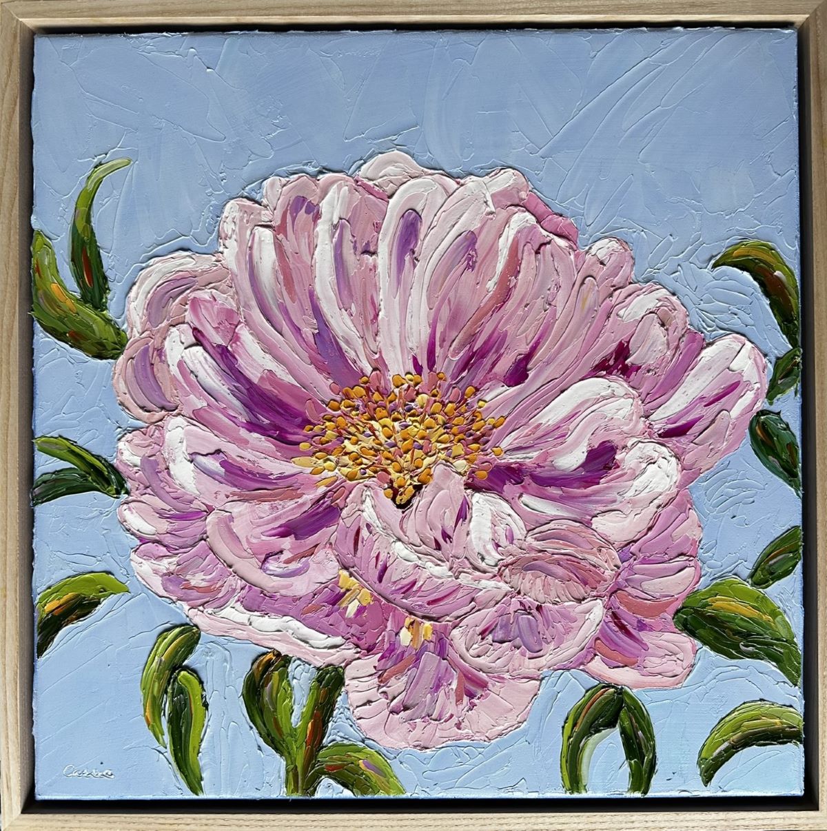 Softness – Original Floral Oil Painting by Cassie Holmes