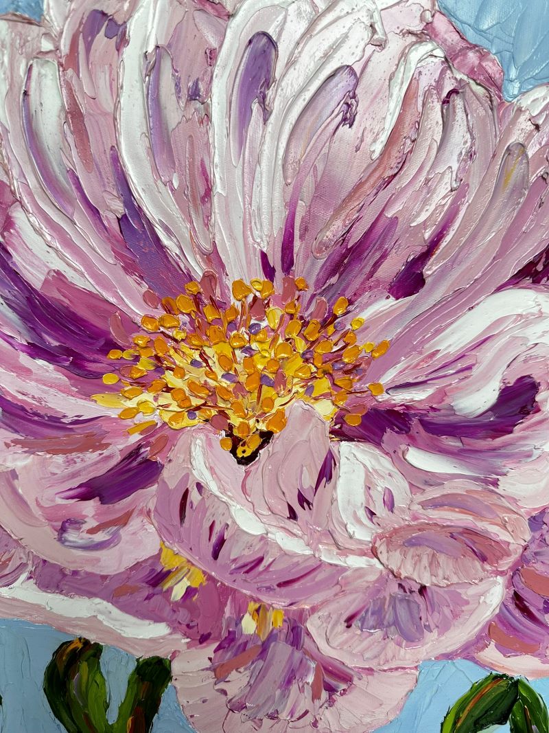 Softness – Original Floral Oil Painting by Cassie Holmes