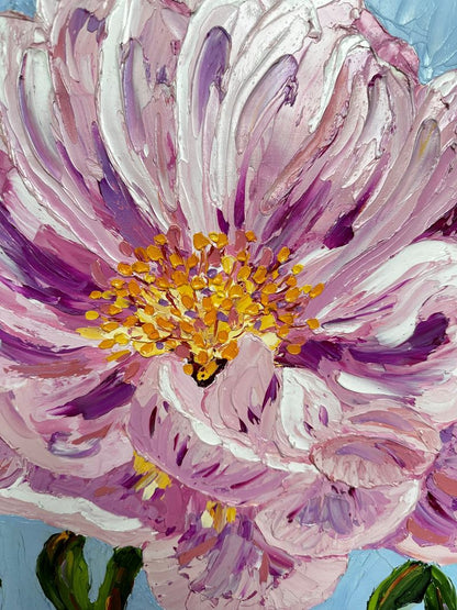 Softness – Original Floral Oil Painting by Cassie Holmes