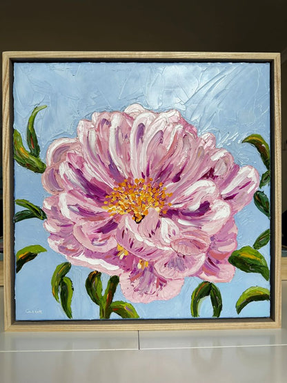 Softness – Original Floral Oil Painting by Cassie Holmes