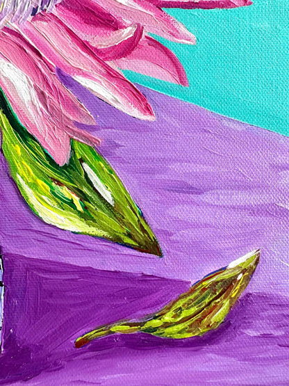 Spotty Protea – Original Oil Painting by Cassie Holmes