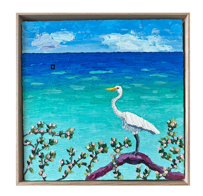 Sunday Morning Vibes – Original Ocean Oil Painting by Cassie Holmes