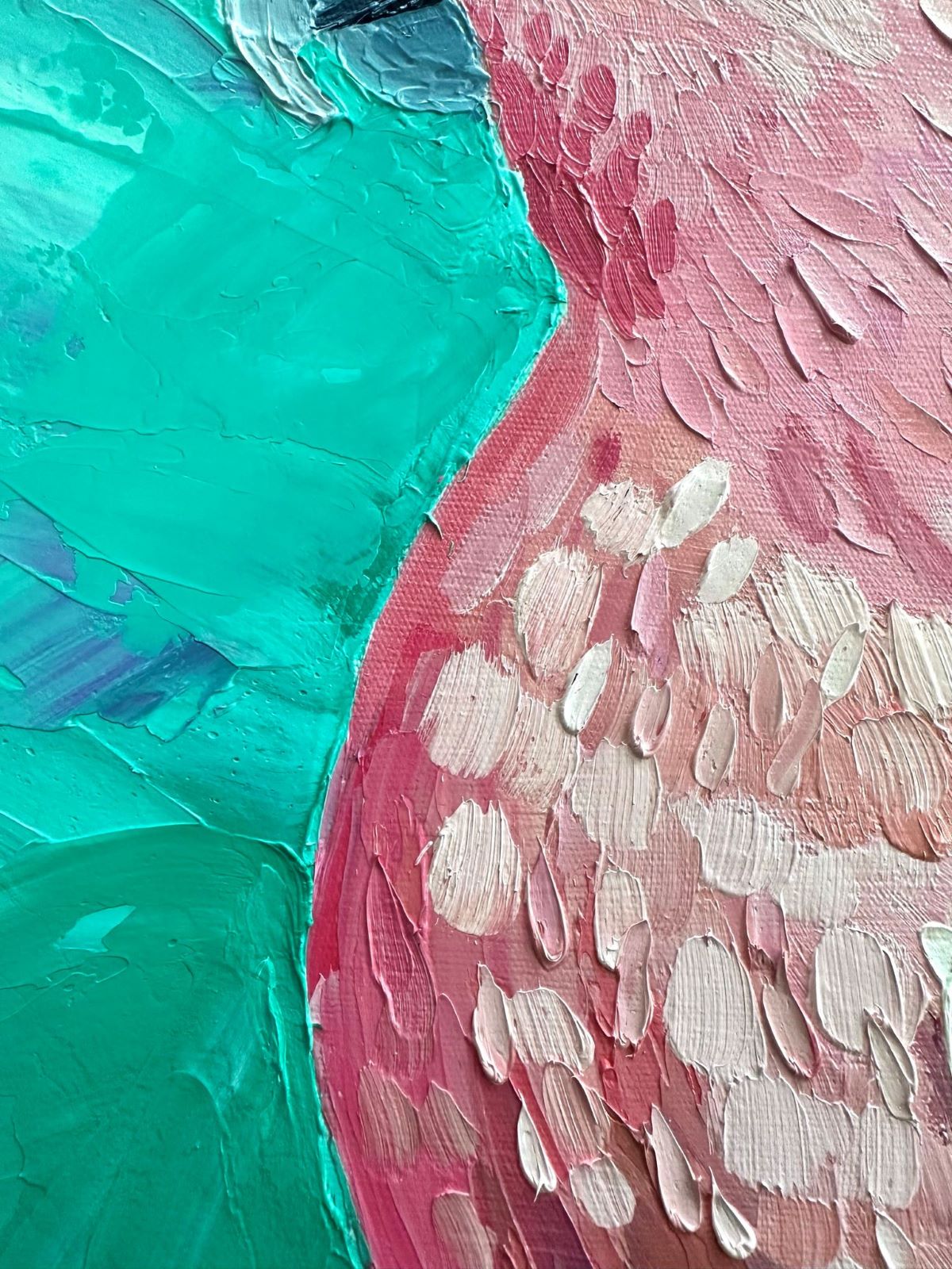 The Major – Original Pink Cockatoo Oil Painting by Cassie Holmes