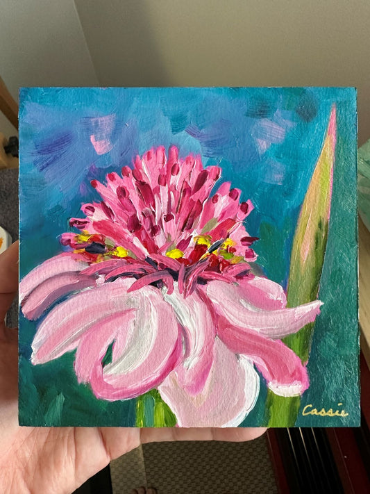 Waving Petals - Oil painting by Australian Artist Cassie Holmes